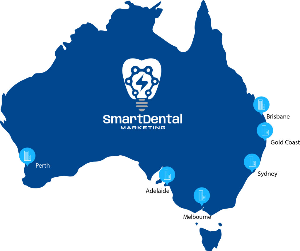 Australia map with cities