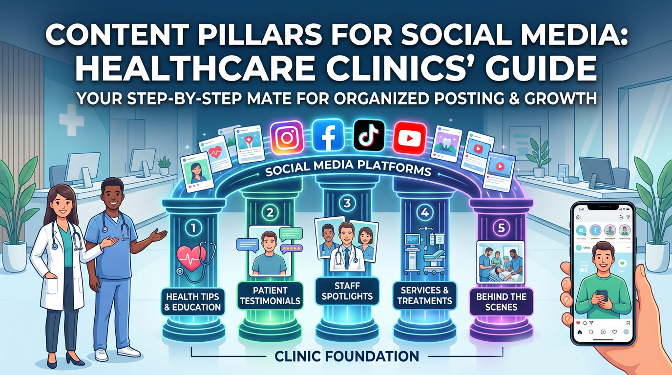 Content Pillars for Social Media Healthcare Clinics’ Guide