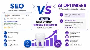 SEO vs AI Optimiser in 2026 What Actually Drives Patient Growth for Dental Clinics
